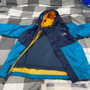 North Face Rain coat + inner fleece jacket Triclimate